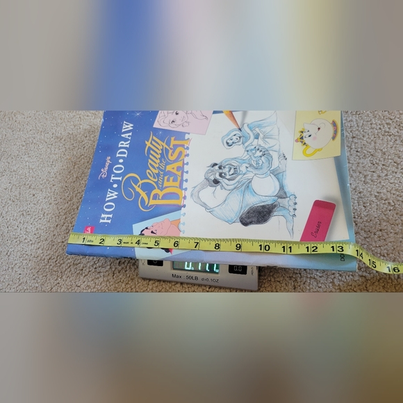 Vintage Walter Foster Disney's How to Draw Beauty and the Beast (1993, Trade Pap - Picture 10 of 12